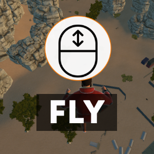 Fly – Полет с возможностью менять скорость по колесику