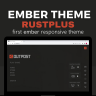 RustPlus - Ember Theme Concept – Эта тема, специально разработанная для игровых CMS-сайтов!